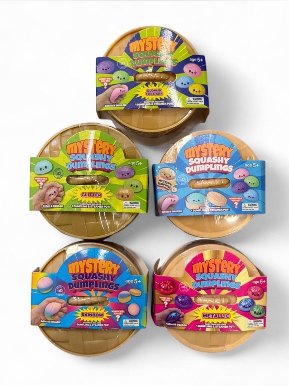 VIRAL MINI Mystery Squashy Dumplings - 5 pack